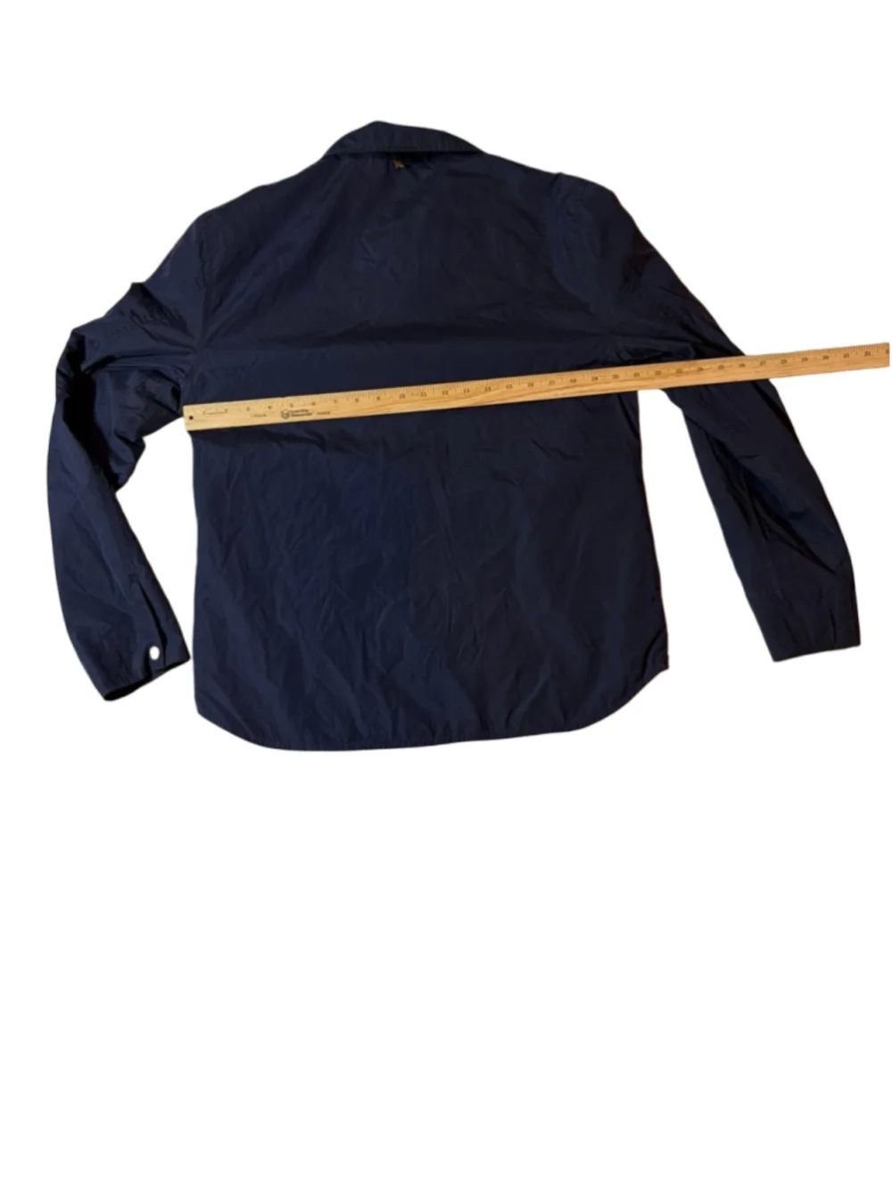 Billy Reid Reversible Waxed Nylon Shirt Jacket Cotton Linen Chore M